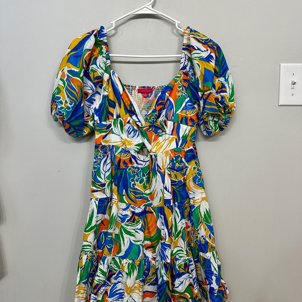 Colorful Floral Women's Dress